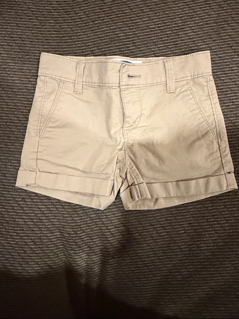 Old Navy Beige Rolled-Hem Kids Shorts